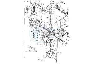 TT R 600 drawing CARBURETOR