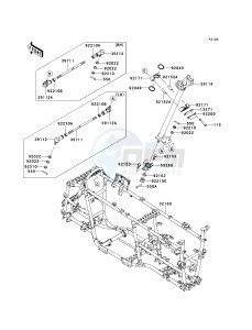 KVF 750 F [BRUTE FORCE 750 4X4I] (F8F) F8F drawing FRAME