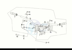 FIDDLE II 50 (AF05W5-EU) (E5) (M1) drawing CABLE-SWITCH-HANDLELEVER