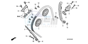 CB1000RA9 Europe Direct - (ED / ABS) drawing CAM CHAIN/TENSIONER