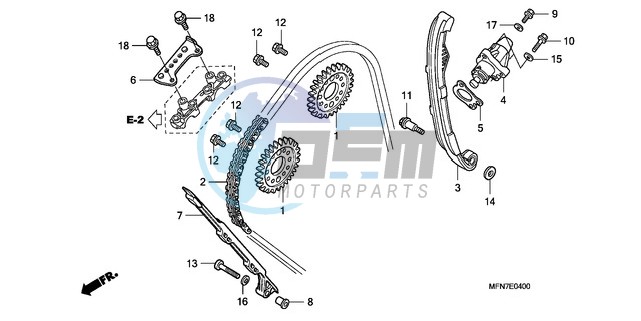 CAM CHAIN/TENSIONER