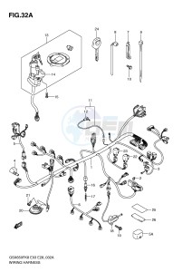 GSX650F (E3-E28) Katana drawing WIRING HARNESS (GSX650FA)