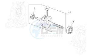 Scarabeo 100 4T e3 net drawing Drive shaft