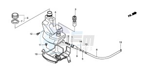 SH50 SCOOPY drawing OIL TANK