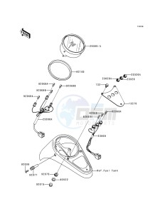 VN 1500 E [VULCAN 1500 CLASSIC] (E1) [VULCAN 1500 CLASSIC] drawing METER-- S- -