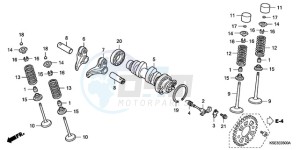 CRF150RB9 Australia - (U) drawing CAMSHAFT/VALVE