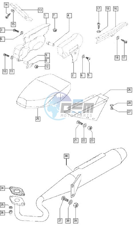 Exaust-seat-covers