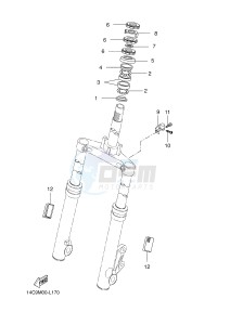 CW50 CW50LN 80 BOOSTER 13" NAKED (1WP6) drawing STEERING