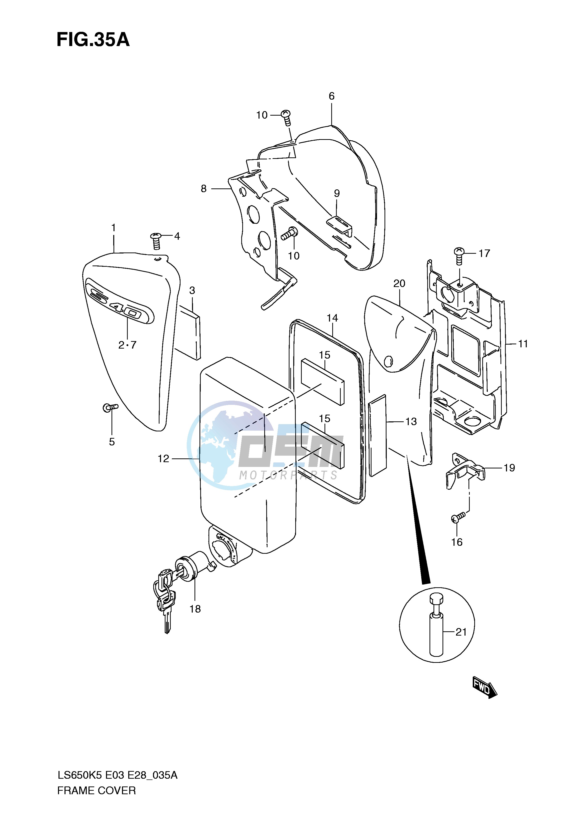 FRAME COVER (MODEL K9)