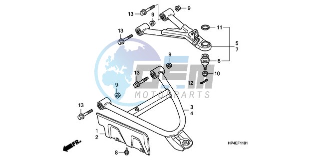 FRONT ARM (4WD)