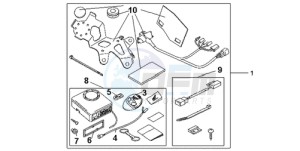 CBR600RA9 BR / ABS MME - (BR / ABS MME) drawing AVERTO ALARM KIT