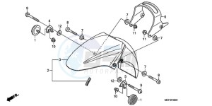 FJS400D9 Europe Direct - (ED) drawing FRONT FENDER (FJS400D9/FJ S400A)