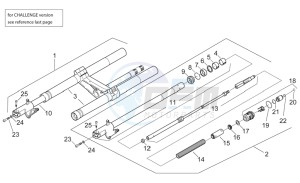 RS 250 drawing Front fork II