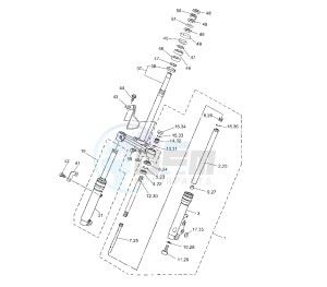 YN NEO'S 50 drawing FRONT FORK PAIOLI