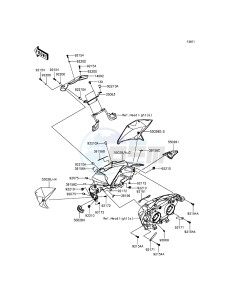 Z800 ZR800AEF FR GB XX (EU ME A(FRICA) drawing Cowling