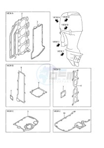 DF 115 drawing Gasket Set