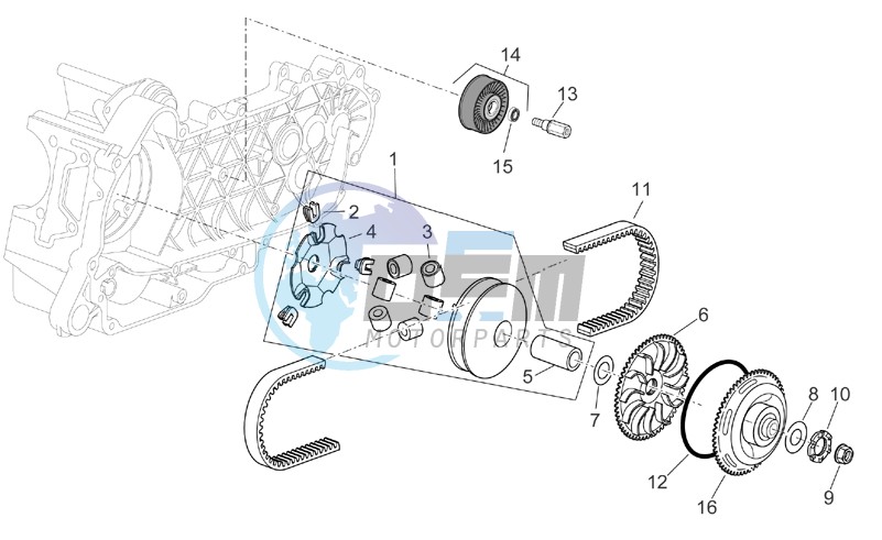 Variator assembly