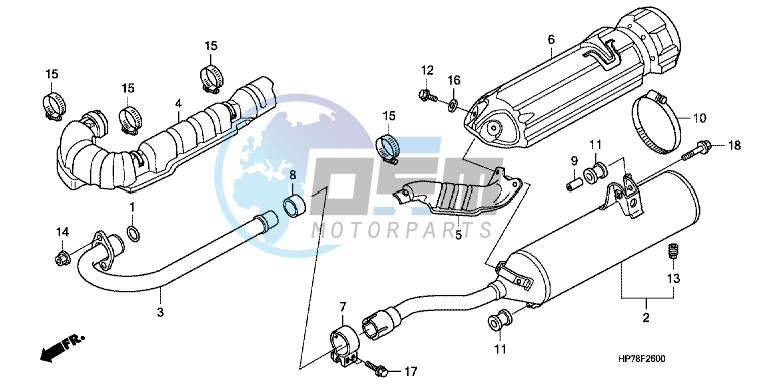 EXHAUST MUFFLER