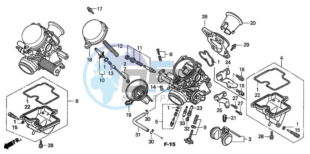 CARBURETOR (COMPONENT PARTS)