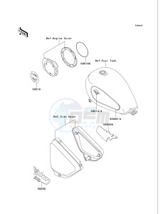 VN 750 A [VULCAN 750] (A15-A19) [VULCAN 750] drawing DECALS-- VN750-A18- -