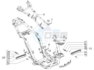 Runner 125 VX 4t e3 (UK) UK drawing Frame bodywork