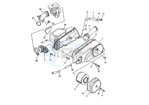 YP MAJESTY 150 drawing INTAKE