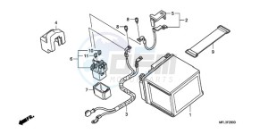 CBR1000RR9 Korea - (KO / SPC) drawing BATTERY (CBR1000RR)