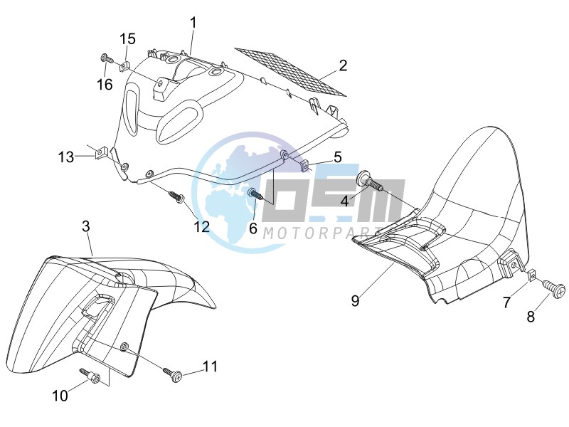 Wheel housing - Mudguard