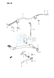 LT80 (P1) drawing BRAKE PEDAL