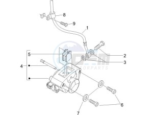 Zip 100 4T 2011-2014 (VieTnam) drawing Brakes hose  - Calipers