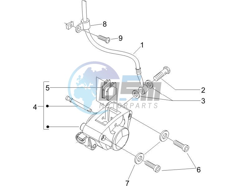 Brakes hose  - Calipers