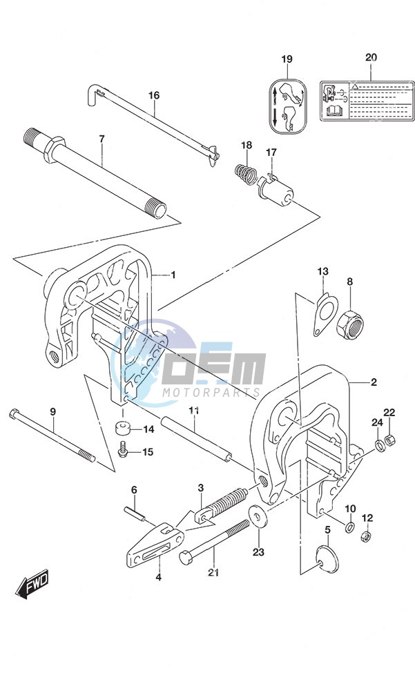 Clamp Bracket Non-Remote Control