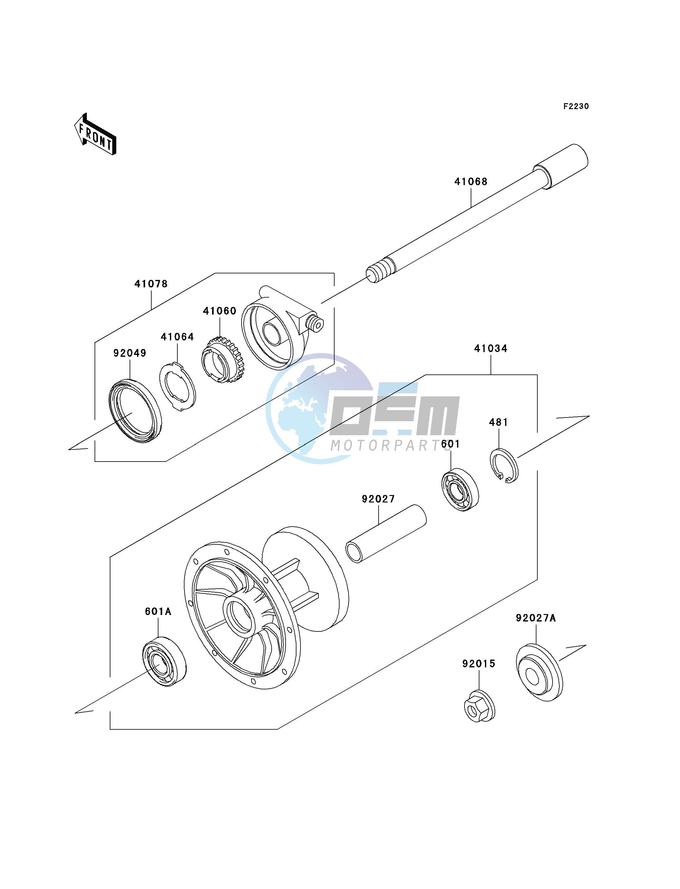 FRONT HUB