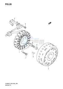 DL650 (E3-E28) V-Strom drawing MAGNETO (MODEL K7)