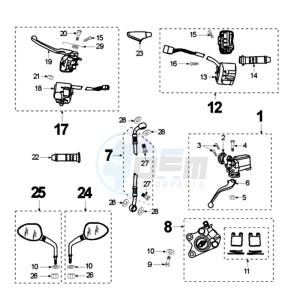 ELYSEO FR drawing BRAKE SYSTEM AJP CLB