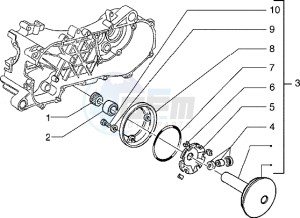 Hexagon 150 EXV1T 150cc drawing Driving pulley