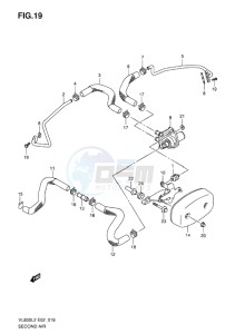 VL800 INTRUDER EU drawing SECOND AIR