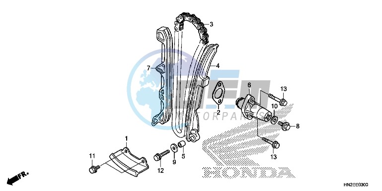 CAM CHAIN/ TENSIONER