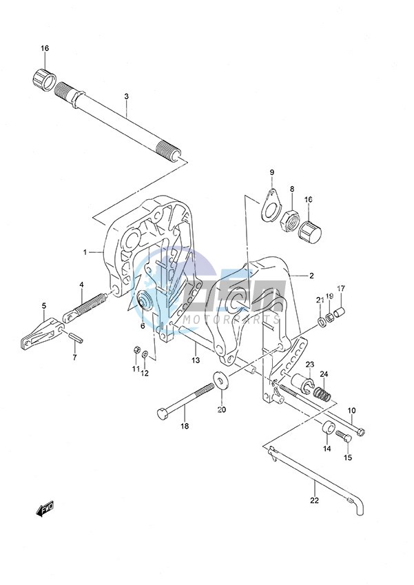 Clamp Bracket Non-Remote Control