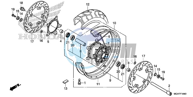 FRONT WHEEL