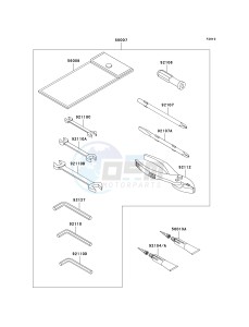 VN 2000 D [VULCAN 2000 LIMITED] (D1) D1 drawing OWNERS TOOLS