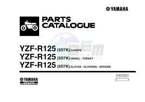 YZF-R125 R125 (5D7K 5D7K 5D7K) drawing .1-Front-Page