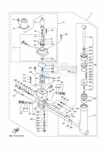 F30BETL drawing POWER-TILT-ASSEMBLY