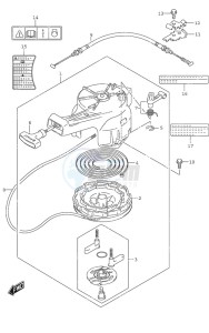 DF 4 drawing Recoil Starter