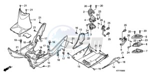 SH1509 Europe Direct - (ED / 2ED) drawing FLOOR PANEL/PILLION STEP