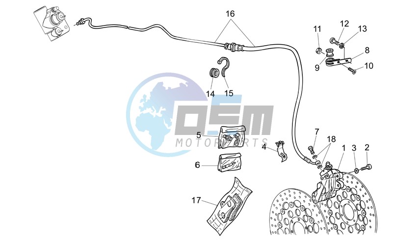 LH Front brake system