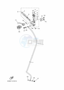 YZ85LW YZ85 (B0GB) drawing FRONT MASTER CYLINDER