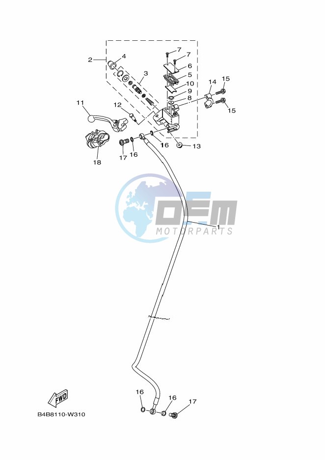 FRONT MASTER CYLINDER