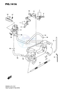 SV650S EU drawing THROTTLE BODY FITTING PARTS