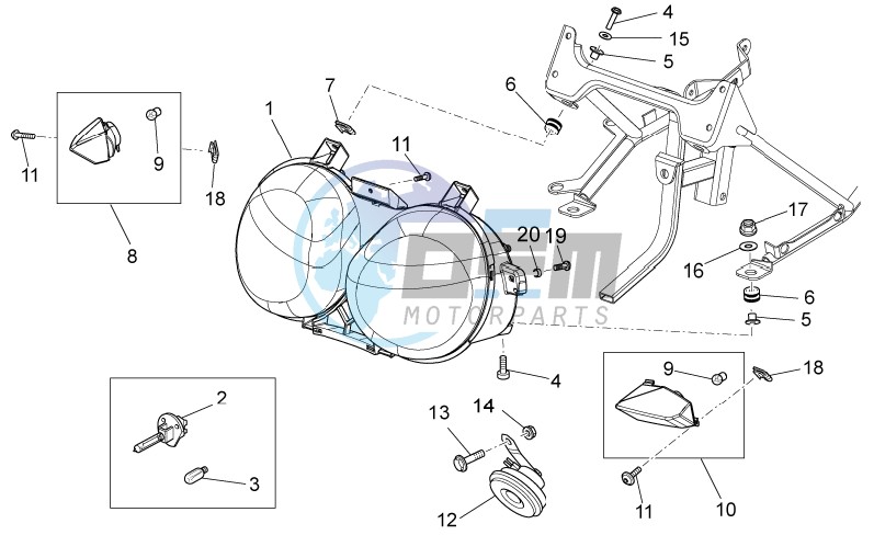 Headlight/Horn